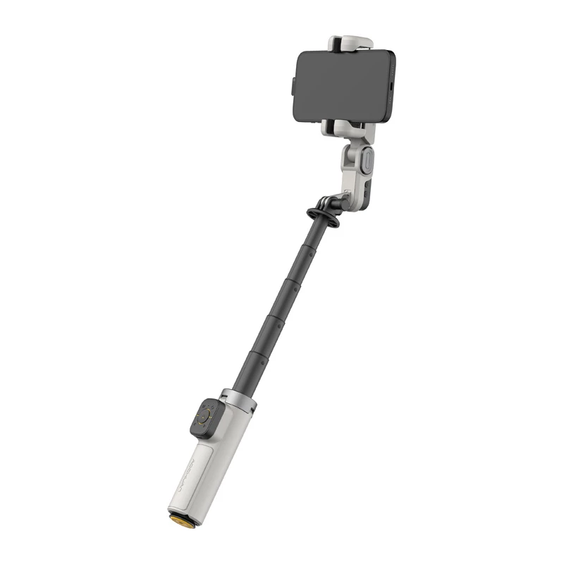 AOCHUAN M3 Pro Gimbal AI Statyw Selfie Stick 180cm koos LED-lambi ja RGB-valgustusega Must