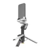 AOCHUAN M3 Pro Gimbal AI Statyw Selfie Stick 180cm koos LED-lambi ja RGB-valgustusega Must