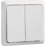 APC Schneider Electric Merten System M kahesuunaline klahvlüliti, polaarvalge termoplastik, 10AX 250V, süvispaigaldus, IP20, kruviklemmid, halogeenivaba 506254