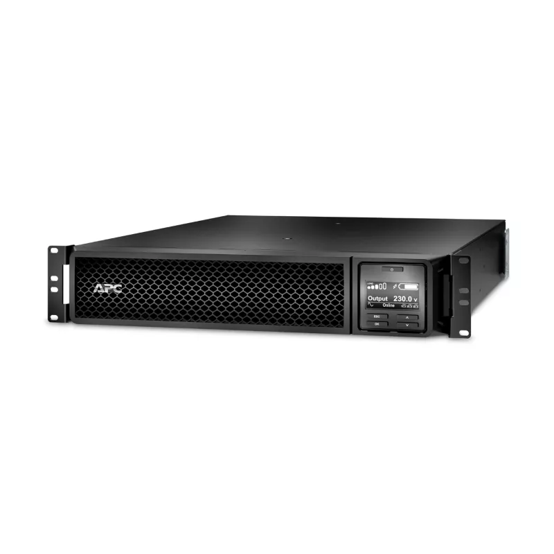 APC Smart-UPS SRT2200RMXLIR 3000 VA / 2700 W Online UPS - 2U Rackmount - 8x C13 + 2x C19 Outlets, Extended Runtime, SmartSlot