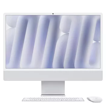 Apple iMac 24-tolline Silver M4 10-tuumaline CPU 10-tuumaline GPU 16GB 512GB SSD Saksa klaviatuur Z1EH_653_DE_CTO