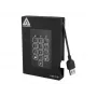Apricorn Aegis Padlock Fortress A25-3PL256-500F välkmälu - 500GB - USB 3.2 Gen 1 - AES 256-bit riistvaraline krüpteerimine - must