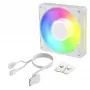 ARCTIC BioniX P12 A-RGB Valge 120mm PWM korpuse ventilaator, 450-3000 RPM, Adresseeritav RGB, Daisy Chain
