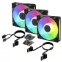 Arctic BioniX P14 A-RGB 140mm PWM Fan 3-Pack - Must - Addressable RGB, 2500 RPM, 186 m³/h