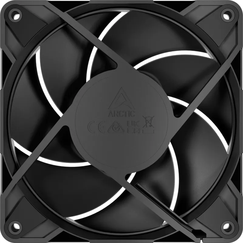 ARCTIC P12 PRO PST LN 120 mm Must korpusventilaator