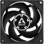 ARCTIC P8 PWM PST 80 mm ventilaator 5-pakk - must/valge