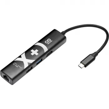 Arduino USB-C dokkimisjaam TPX00241 8-in-1 HDMI, Etherneti, 65W PD-ga, must