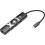 Arduino USB-C dokkimisjaam TPX00241 8-in-1 HDMI, Etherneti, 65W PD-ga, must