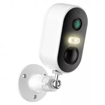 Arenti GO1T 3 MP akutoitel Wi-Fi turvakaamera, valge