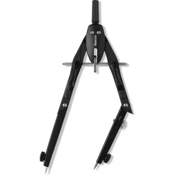 ARISTO AR55250 Shadow Bow Compass - Must, 360 mm, Metall, ümbrisega