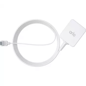 ARLO USB Charging Adapter Euro Plug to USB-C 7.6m Outdoor White