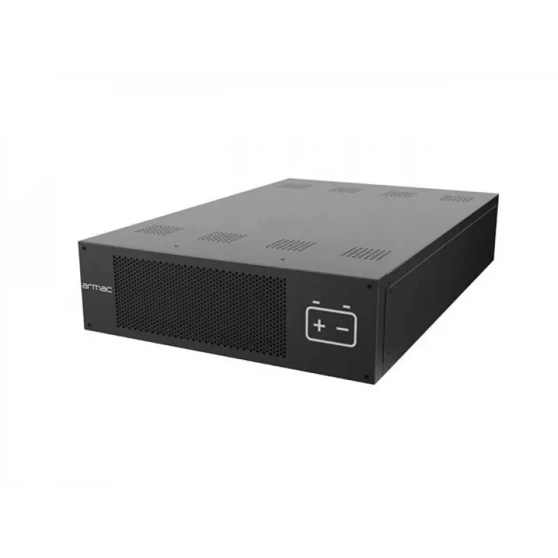 ARMAC B/2009/R/DF 3U rackmount väline akupakk Rack Online DF seeria 6kVA/10kVA UPS-ile, 20x 12V 9Ah VRLA akud, 240V DC, must