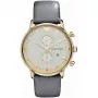 ARMANI AR0386 Meeste klassikaline kvarts-analoogkell 40mm hõbedase numbrilaua ja pruuni nahkrihmaga