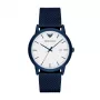 ARMANI AR11025 meeste käekell 43mm roostevabast terasest kvarts analoog musta sihverplaadiga
