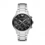Armani AR11208 meeste kvartskronograafkell 44mm sinise numbrilaua ja pruuni nahkrihmaga