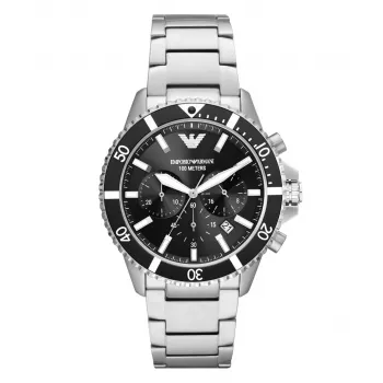 ARMANI AR11360 Men's Stainless Steel Quartz Watch 43mm