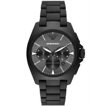 ARMANI AR11412 Meeste roostevabast terasest kronograafkell 42 mm sinise numbrilaual