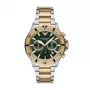 Armani AR11586 meeste kvartskronograafkell 43 mm sinise sihverplaadiga, roostevaba teras