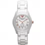 ARMANI AR1418 Naiste kvartskell 28mm Valge keraamika