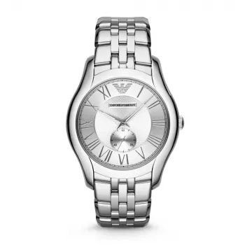 Armani AR1788 meeste kvartskronograafkell 43mm musta numbrilauga ehtne nahkrihm