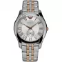 ARMANI AR1824 Naiste roostevabast terasest kvartskell 32 mm hõbedane