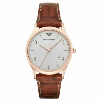 ARMANI AR1866 Meeste Renato Kvarts Analoogkell 40mm Roostevaba Teras Must Siht