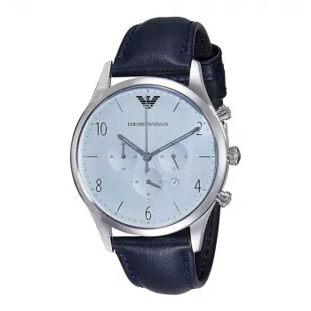 Armani AR1889 meeste kronograafkell 42mm roostevaba teras must sihverplaat