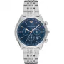 ARMANI AR1974 Men's Chronograph Quartz Watch 43mm Black Dial Leather Strap