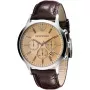Armani AR2433 meeste kvartskronograafkell 43mm roostevaba teras sinise sihverplaadiga