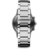 ARMANI AR2434 Meeste sinise numbrilaudaga roostevabast terasest kronograafkell 43mm