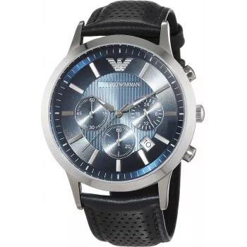 Armani AR2473 meeste kronograafkell 43mm roostevaba teras sinine sihverplaat