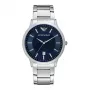 Armani AR2477 meeste kvartskronograaf, roostevabast terasest sinise sihverplaadiga käekell, 43 mm
