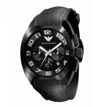 Armani AR5846 meeste analoogkvartskronograafkell 46mm roostevaba teras roosakuldne toon