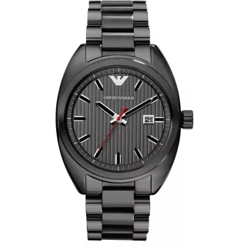 Armani AR5910 Meeste Kvartskronograafkell 44mm Must Ioonkattega Roostevaba Teras
