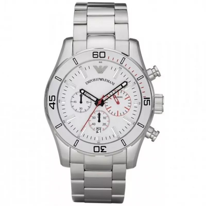 ARMANI AR5932 meeste käekell 45mm roostevaba teras roosakuld PVD kvarts kronograaf