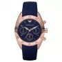 ARMANI AR5939 naiste roosakuldse tooniga roostevabast terasest kronograafkell 35 mm