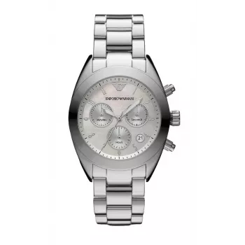 ARMANI AR5960 Naiste roosakuldse tooniga roostevabast terasest kvartskronograafkell 38mm