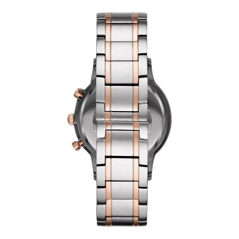 ARMANI AR80025 Meeste Kvartskronograafkell 43mm Roostevaba Teras Sinine Siht
