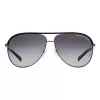 ARMANI EXCHANGE AX2002-60992V Unisex Päikeseprillid - Matt Must Metallraam Tumehalli Peegel Hõbedaste Läätsedega