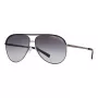 ARMANI EXCHANGE AX2002-60992V Unisex Päikeseprillid - Matt Must Metallraam Tumehalli Peegel Hõbedaste Läätsedega