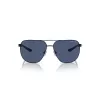Armani Exchange AX2047S6003Z3 meeste ristkülikukujulised päikeseprillid mattmust tumehall 63mm