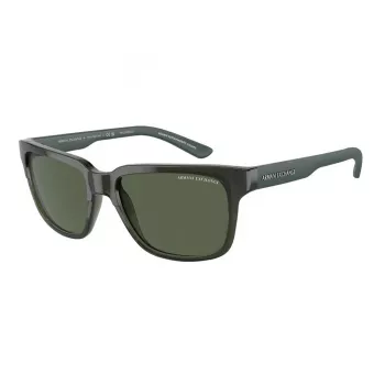 ARMANI EXCHANGE AX4026S83419A Unisex Ristkülikukujulised Päikeseprillid Matt Must 56/17/140 mm