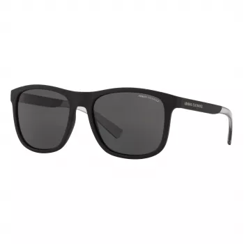 Armani Exchange AX4049SF 81808 meeste päikeseprillid - matt must raam, hallid läätsed, 57 mm