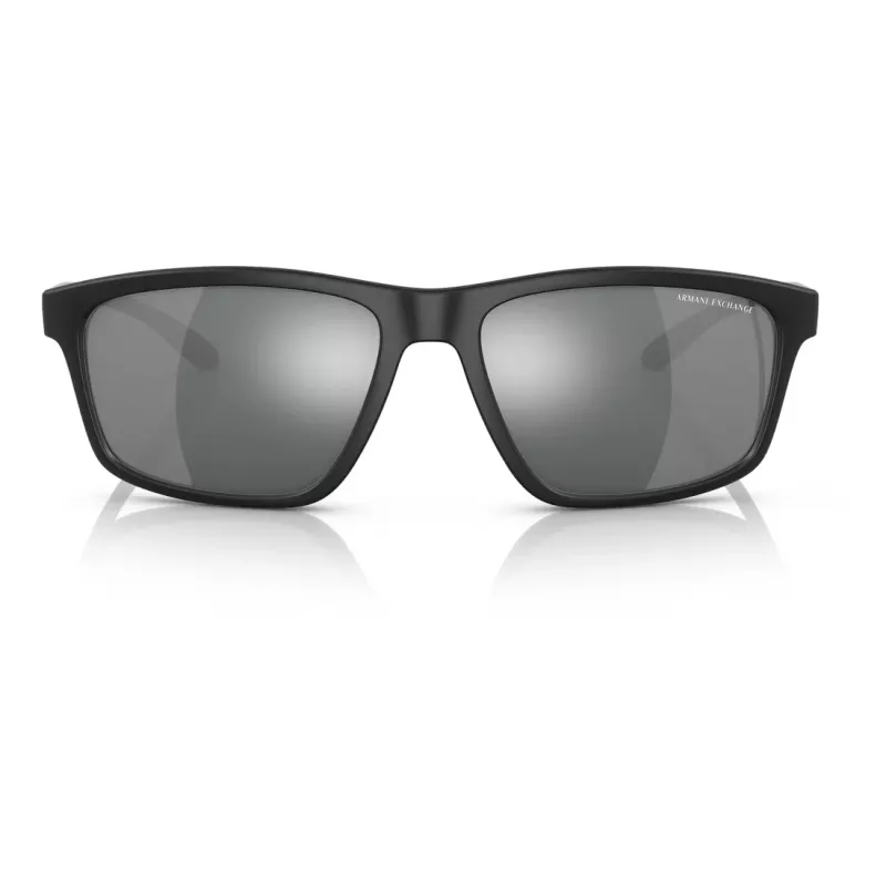 ARMANI EXCHANGE AX4122S80786G Meeste päikeseprillid, must, ristkülikukujuline, 59 mm lääts, 100% UV400 kaitse