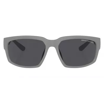 Armani Exchange AX4142SU81808 Meeste Päikeseprillid Matt Must Tumehall Ristkülik