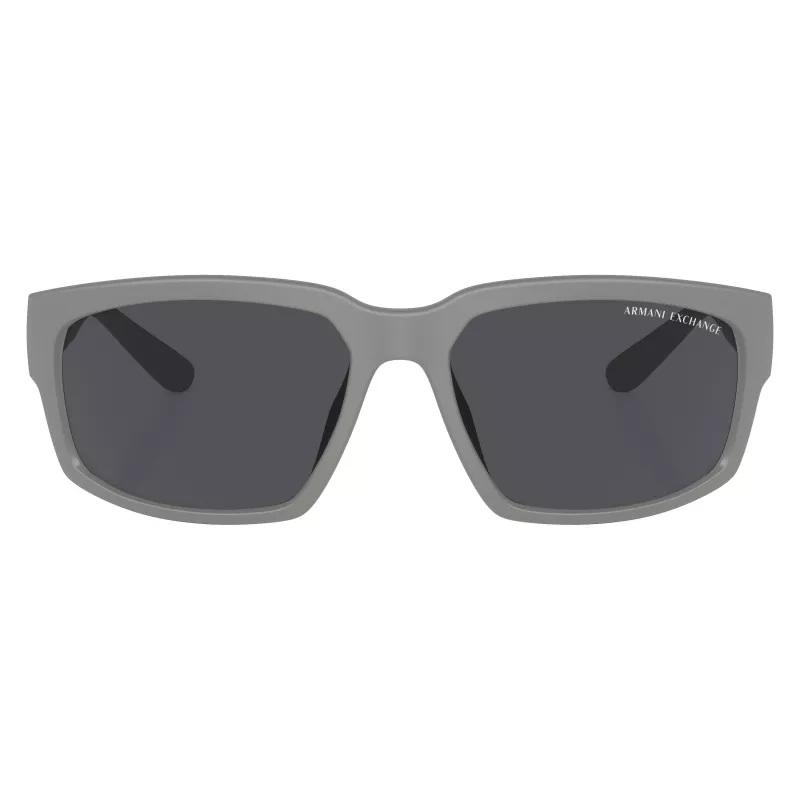 Armani Exchange AX4142SU81808 Meeste Päikeseprillid Matt Must Tumehall Ristkülik