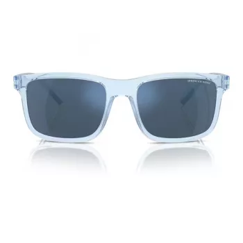 Armani Exchange AX4145S834555 meeste päikeseprillid - ristkülikukujuline propionaatraam - 57/19/145 mm