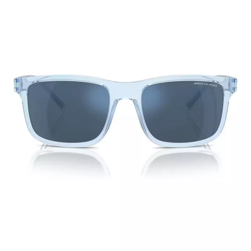 Armani Exchange AX4145S834555 meeste päikeseprillid - ristkülikukujuline propionaatraam - 57/19/145 mm