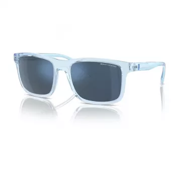 Armani Exchange AX4145S834555 meeste päikeseprillid - ristkülikukujuline propionaatraam - 57/19/145 mm