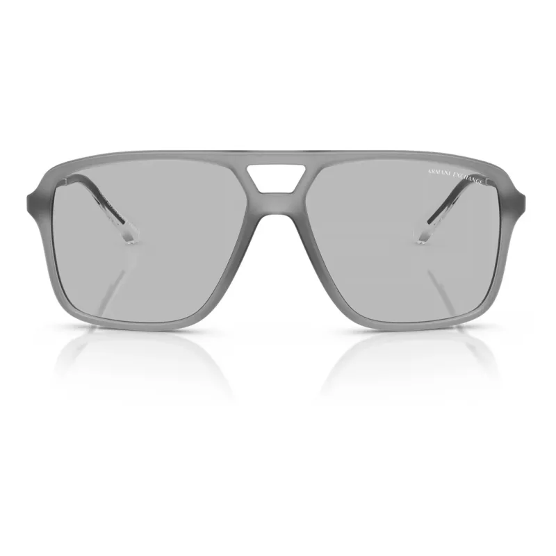 Armani Exchange AX4150SU83638 Päikeseprillid Meestele Ruudukujulised Matt Must Hall 59mm
